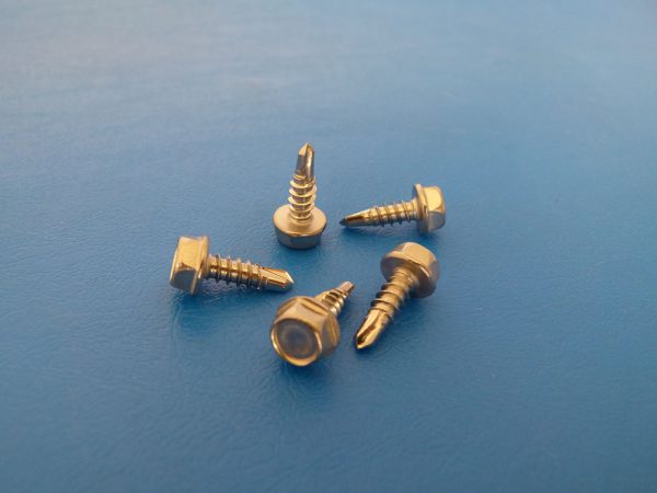 Screw, 4.2 x 13, VDPM Type,  Hex Head, Mild Steel Bright Zinc Plate, Self Drill: CEVaC FF4200